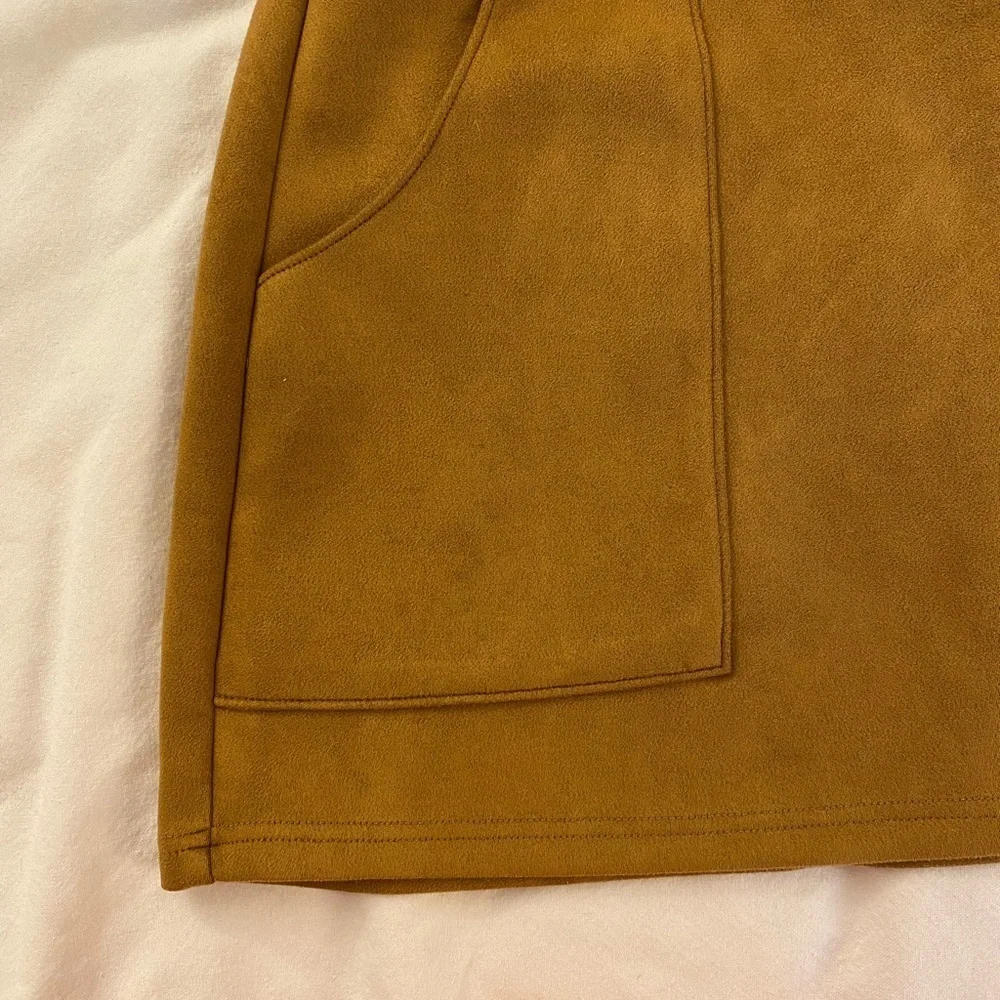 fab'rik Faux Suede Skirt